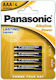 Panasonic Power Αλκαλικές Μπαταρίες AAA 1.5V 4τμχ