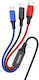 Kakusiga USB zu Blitzschlag / Typ-C,TC-TC / Micro-USB Kabel 3A Schwarz 1.2m (TM00152-999)