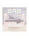 Beauty Home Baby Sheets Set Crib Cotton Satin Fitted Gray 120x160cm