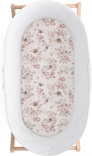 Burgundy Fitted Baby Sheets 90x50cm