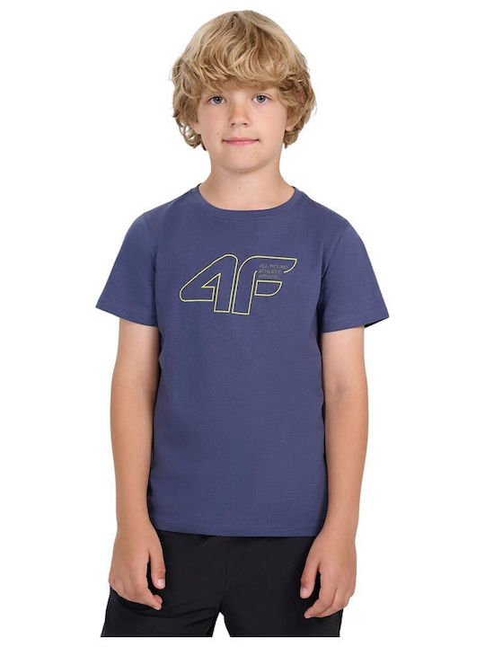 4F Kids' T-shirt Blue