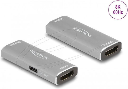 Delock Repetitor HDMI 8K60Hz/4K144Hz Max 20m Delock 11506