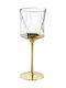 Daskalakis Wine Glasses for Wedding Gold 1pcs