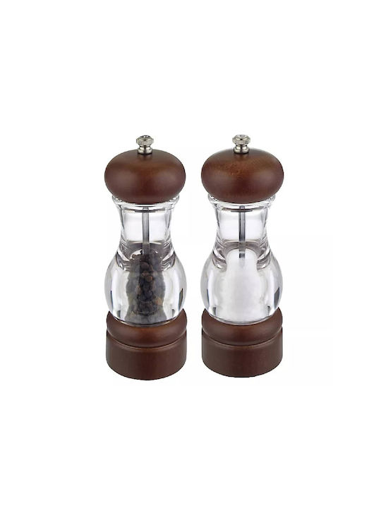 Yuk Manual Salt Mill Wooden in Brown Color