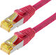 Telegärtner S/FTP Cat.6a (Gigabit) Καλώδιο Δικτύου Ethernet 2m Μωβ