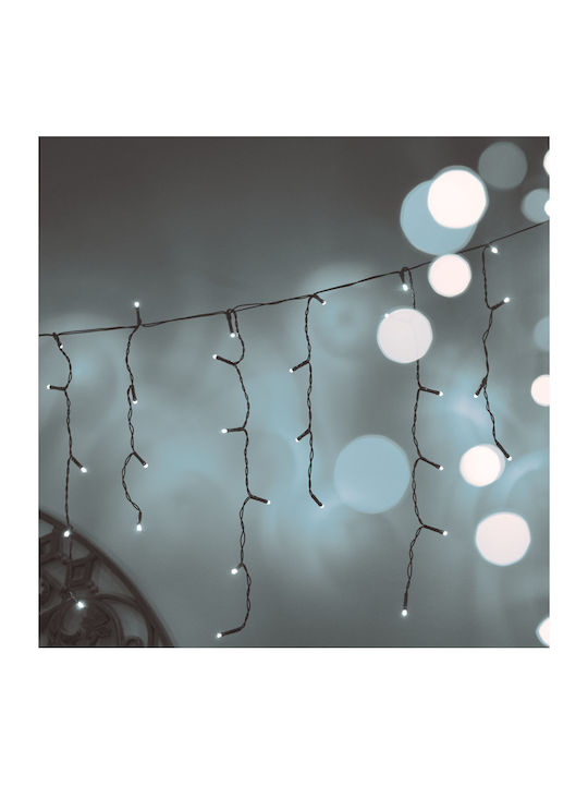 144 Lights LED 3m. x 60cm Cold White type Rain ...