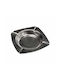 Metallischer Quadratischer Aschenbecher 12cm