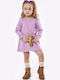 Children's Dress Long Sleeve Lilac