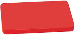 Temno Rectangular Plastic Chopping Board Red 50...