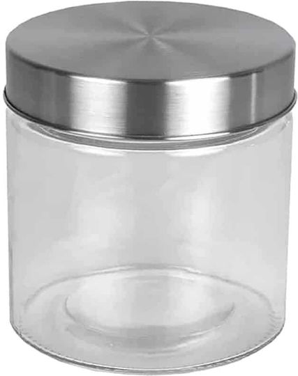 Yuk General Use Jar with Lid Glass Transparent 1000ml