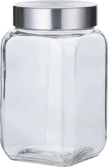 Yuk General Use Glass Jar with Lid Transparent 1400ml