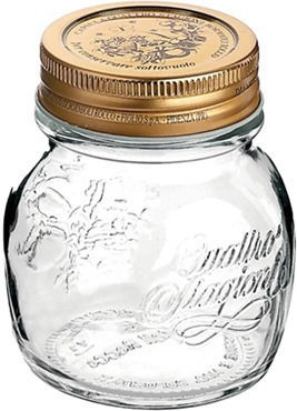 Bormioli Rocco Glass Coffee Jar with Lid Transparent 150ml