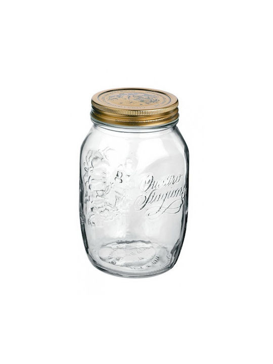 Bormioli Rocco General Use Glass Jar with Lid Transparent 1000ml