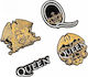 Erik Σετ 4 Κονκάρδες Queen