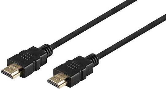 Jasper Conran HDMI 1.4 High Speed 1080p 120Hz Cable HDMI male - HDMI male 1.5m Μαύρο