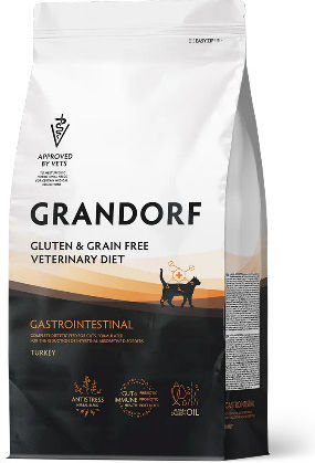 Grandorf Dry Food for Cats with Sensitive Gastrointestinal with Turkey 0.4kg