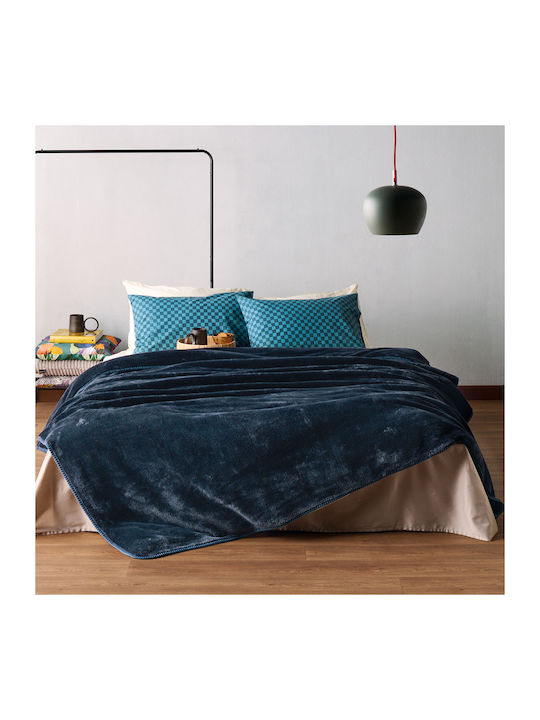 Kentia Monaco Κουβέρτα Βελουτέ Ημίδιπλη 180x220εκ.