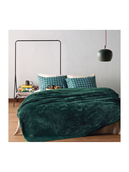 Kentia Monaco Κουβέρτα Βελουτέ Μονή 160x220εκ.