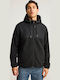 Herren Fleecejacke mit Kapuze Schwarz FBM012-050-06-Schwarz