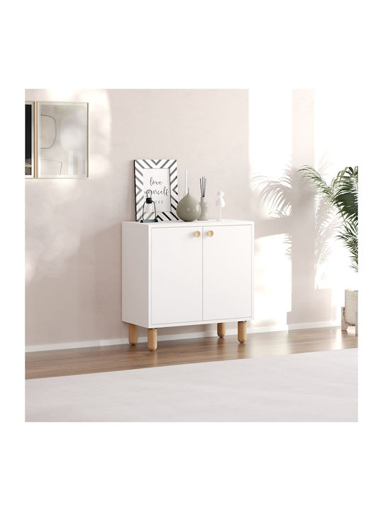 Sideboard Lina Wooden White 72x36x73cm