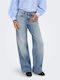 Wide Хаимолемсо Дамски Дънки Medium Aged Denim