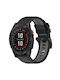 Каишка Силикон Черен (Fenix 5S/5S Plus/6S/6S Pro/7S/7S Pro/8 (43mm))