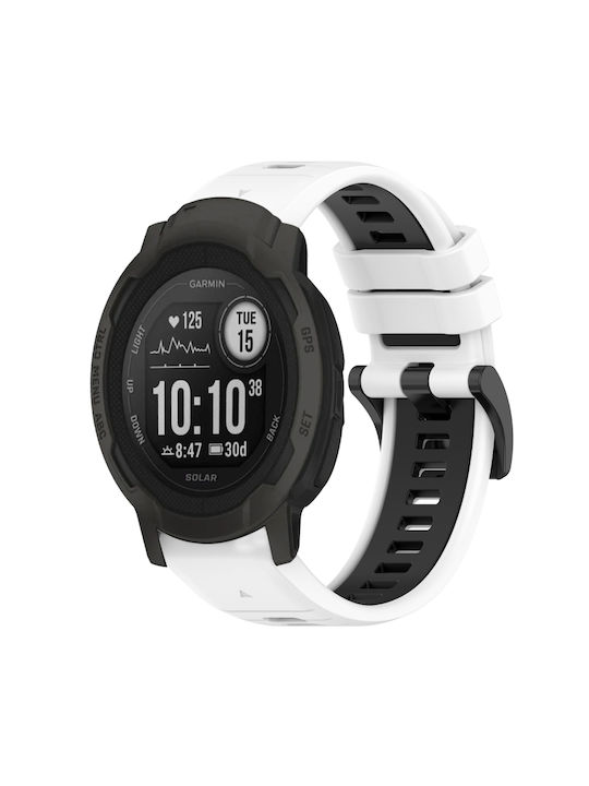 Λουράκι Σιλικόνης Λευκό (Garmin Instinct 2S)