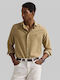 Shirt Дълъг ръкав Риза на Райета Beige
