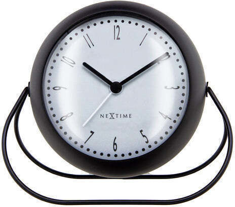 Nextime Tischuhr mit Wecker Weiß 5245ZW