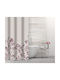 Guy Laroche Romance Shower Curtain Fabric with Hooks 180x185cm Melange