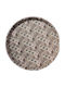 The Barstards Round Serving Tray Non-slip in Black Color CTC157 1pcs
