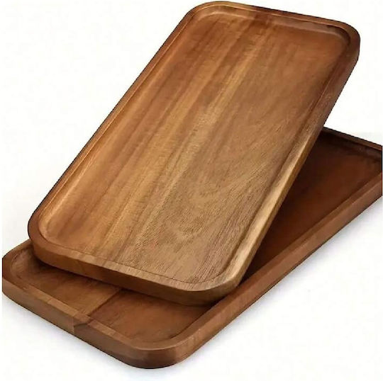 Yuk Дърво Поднос за сервиране 37x25x2см CTC-16925-7 1бр Yuk Дърво Поднос за сервиране 37x25x2см CTC-16925-7 1бр
