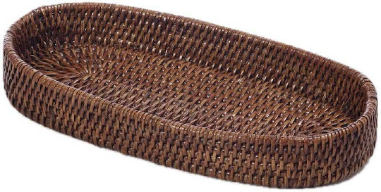 Yuk Oval Serving Tray in Brown Color 31x16x5cm CTC-16214-3 1pcs