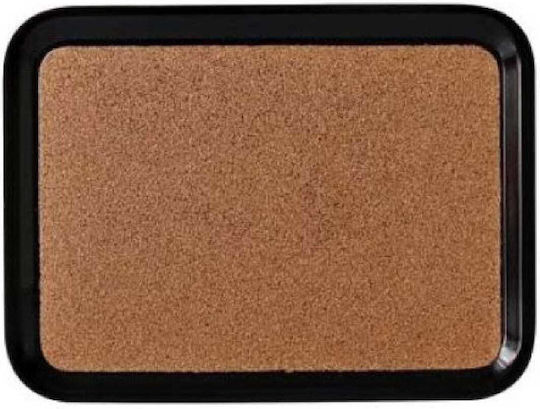 Yuk Поднос за сервиране Противоплъзгащ се с Капак в Черен Цвят 61x43см COR430610OY 1бр