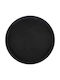 Yuk Round Serving Tray Non-slip in Black Color 41x41cm 1600PT 1pcs