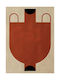Poster Silhouette A Vase 06 Beige Orange 40 X 50 Cm Poster Club