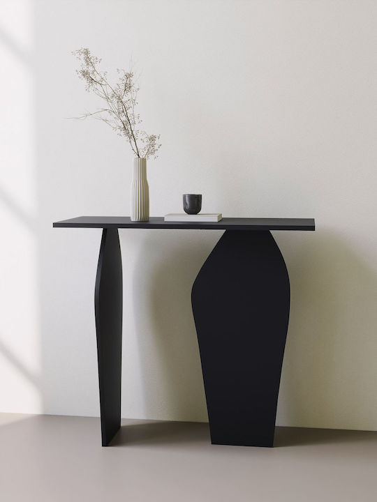 Arya Wooden Console Table Black L100xW40xH90cm
