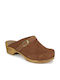 Sanita Damen Clogs Braun