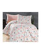 MayHome Bettdecke Für Krippe Baumwolle Rosa 120x160cm