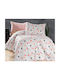 MayHome Baby Duvet Cover Set With Pillowcase Pink 120x160cm