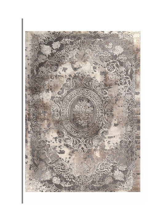Tzikas Carpets Elements 31131-975 Килим Кръгла Бежов