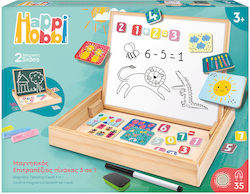 HappiHobbi Kids Magnetic Board / Markerboard / Blackboard 32.5x25.5x25.5cm