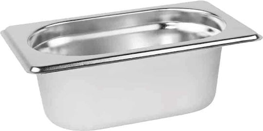 Gastronorm Container 1/9 6.5cm Depth Inox 18/0