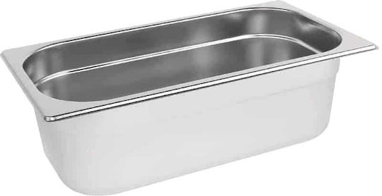 Gastronorm Container 1/4 10cm Depth Inox 18/0
