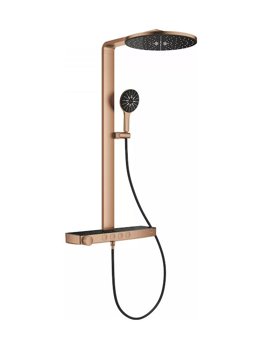 Grohe Στήλη Ντουζ χωρίς Μπαταρία Χάλκινη