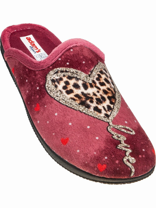 Adam's Shoes Зимни Дамски Чехли Бордо