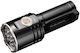 Fenix Pro Rechargeable Flashlight LED IP68 with Maximum Brightness 10000lm LR35R PRO Black