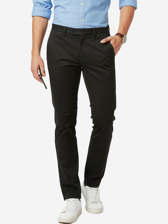 Trousers Chino in Slim Fit Dark Khaki