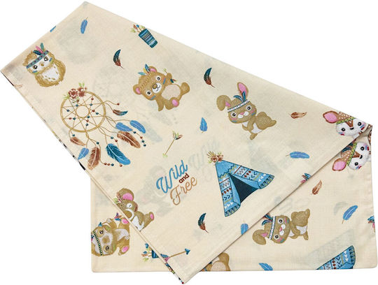 Bunny Bebe Boho Βρεφική Μαξιλαροθήκη από 100% Βαμβάκι Boho 45x33εκ.