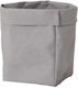 Grey Canvas Brotkorb zum Servieren 12x21cm